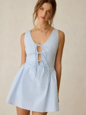 Ariana Zenith Archive Tie Front Mini